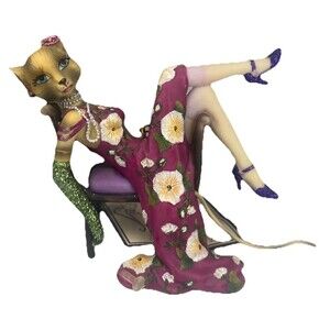 Alley Cats Margaret Le Van Sexy Katty Diva Retired Ornament 3” Figurine Collect